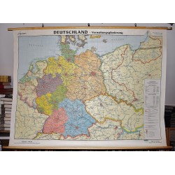 Deutschland : Verwaltungsgliederung (Large Pull Down Map)
